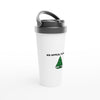 An Appeal to Heaven White 15oz Stainless Steel Travel Mug - Appeal to Heaven USA