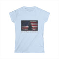 Faded ATH American Flag Women's Softstyle Tee