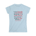 American Christian Women's Softstyle Tee - Appeal to Heaven USA