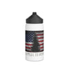 ATH American Flag Stainless Steel Water Bottle, Standard Lid - Appeal to Heaven USA