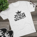 Jesus is my King Unisex Tri-Blend Crew Tee - Appeal to Heaven USA