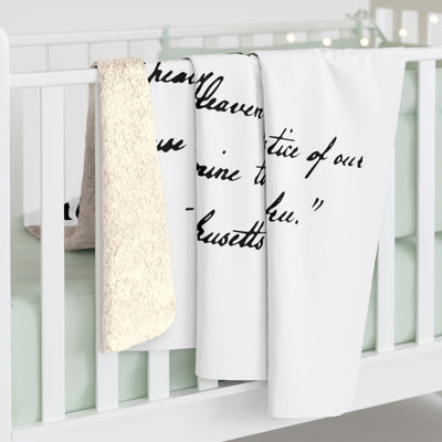ATH Massachusetts Sherpa Fleece Blanket - Appeal to Heaven USA