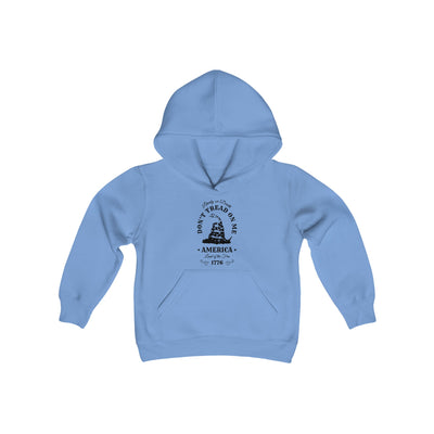 Don’t tread on me Youth Heavy Blend Hooded Sweatshirt - Appeal to Heaven USA