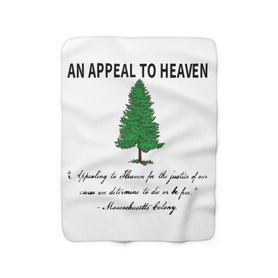 ATH Massachusetts Sherpa Fleece Blanket - Appeal to Heaven USA