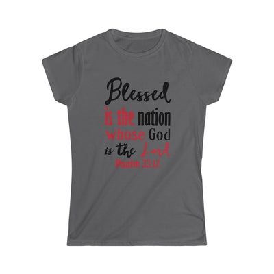 Psalm 33 Women's Softstyle Tee - Appeal to Heaven USA